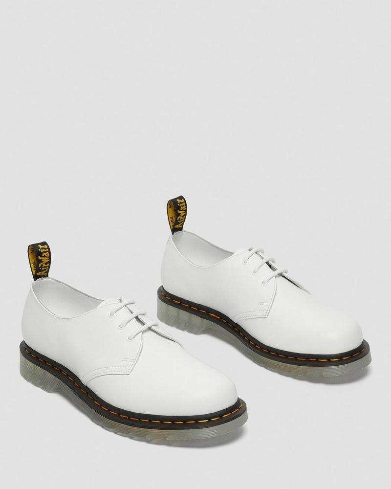 Women's Dr Martens 1461 Iced Smooth Leather Oxfords Shoes White | AU 351MQZ